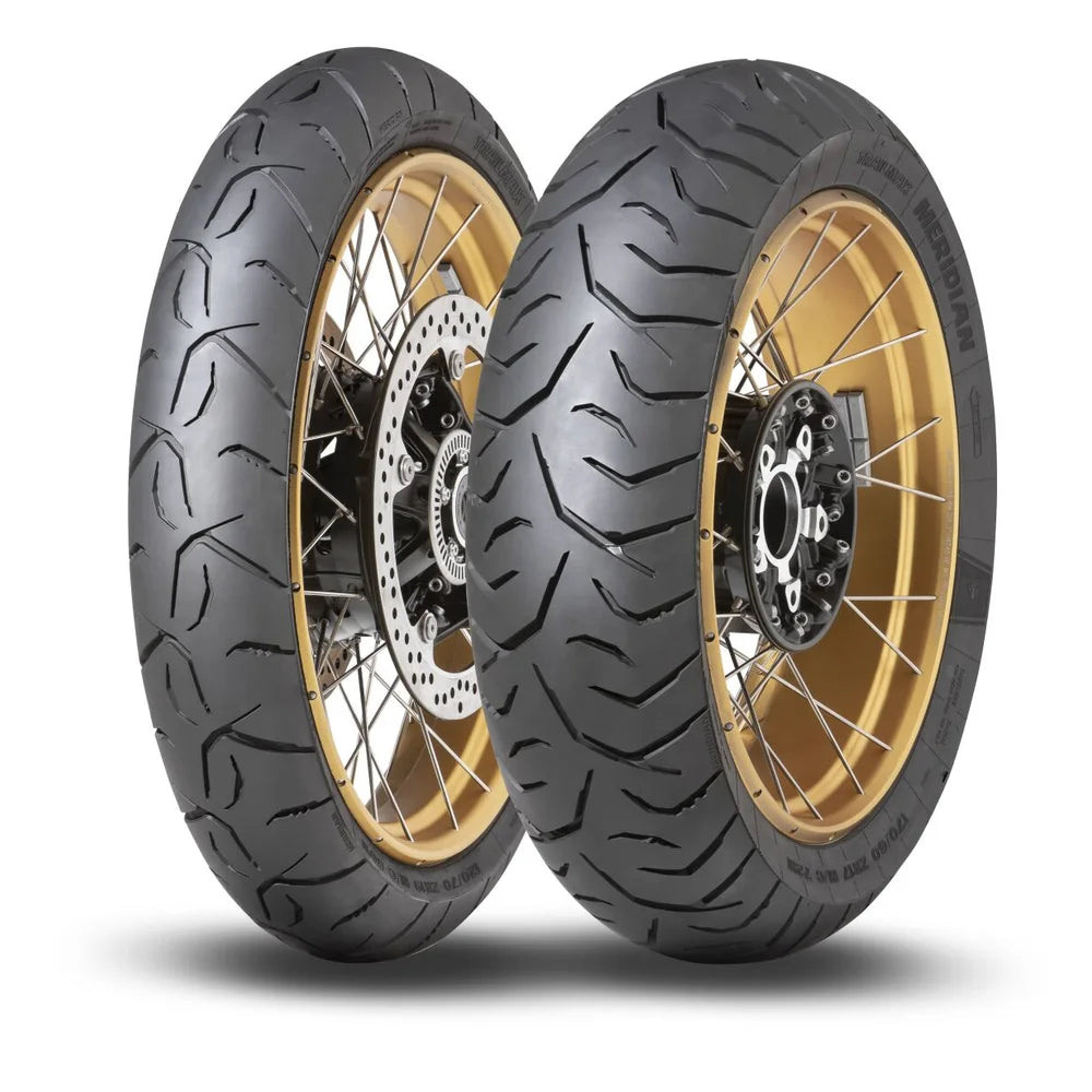 Dunlop Trailmax Meridian 150/70R17 69V TL – bagdæk – originalt Dunlop bagdæk med tryg adventure-touring og sikkert vejgreb. Køb hos Mo2parts.
